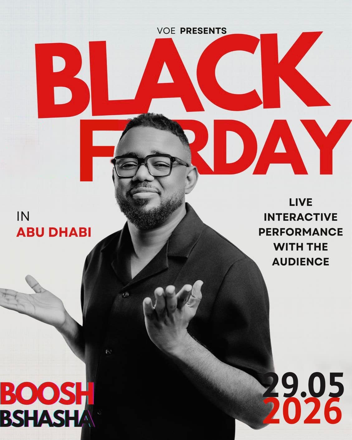 Stand Up Comedy with Boosh – Abu Dhabi
