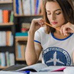 Girl Prepare for exam